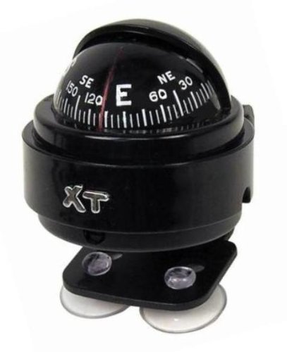 LED Lighted Compass - Windshield or Dash Mount - Aircraft-Type Compensators - Lifetime Warranty