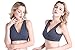 Nursing Bras,Sunzel 3PACK Womens Cotton Sleep Bras For Breastfeeding and Maternity (L, Black/Light Gray/Dark Gray)