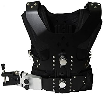 VIDEOOK 1-5.5kg Carbon Fiber Stabilizer Sled With Dual Arm, Vest, Stabilizer, Bag and Weight For DSLR Camera HDV Video Film