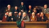 Gentlemen of the Jury Art Poster PRINT John Morgan 36x22