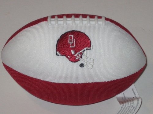 Buy OKLAHOMA SOONERS Team Logo TALKING Smasher Soft FOOTBALL by WeSellSports