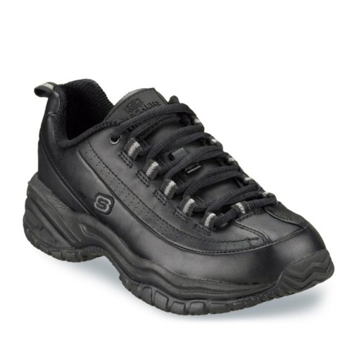 Skechers for Work Women's Soft Stride-Softie Lace-Up,Black,10 M US