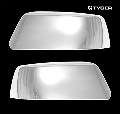 TYGER ABS Triple Chrome Plated A Pair Mirror Covers 2015 Cadillac Escalade/Chevy Suburban/Tahoe Top Half