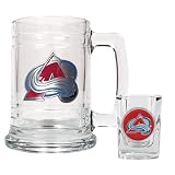 Colorado Avalanche Beer Mug And Shot Glass Boilermaker Set