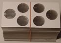 100 2x2 Cardboard Coin Holders 3-COIN SET (Cents and Dimes)