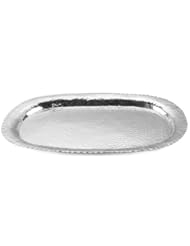 Kitchen: Huge 31" Hammered Aluminum Oval Tray by KINDWER - Original Rug Company