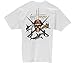 Guy Harvey Men's Pirate Shark T-Shirt, White, XL