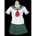 Japanese Anime InuYasha Cosplay Costume - Higurashi Kagome Summer Uniform Large