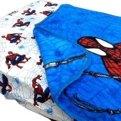 Spider-man Webslinger Toddler Bed Fitted Sheet Blanket Set