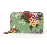 [キャスキッドソン] Cath Kidston 2つ折りジッパー財布 オイルクロス 【（並行輸入品）