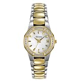 Bulova Ladies Diamond Accented Calendar Watch #98R106 by Bulova