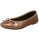Jessica Simpson Women's Leve Flat,Bronze,6 M US
