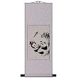 Handmade "Two Pandas" Scroll Wall Art Painting