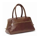 Leather 16" Gym Bag Color: Brown