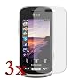 GTMax Durable Clear LCD Screen Protector - 3 Packs for ATT Samsung Solstice SGH-A887 Cell Phone