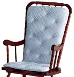 Baby Doll Bedding Heavenly Soft Child Rocking Chair Cushion Pad Set, Blue