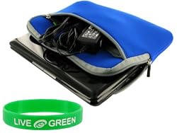 Acer Aspire One AO751h-1192 11.6-Inch Netbook Sleeve Case - Dual-Pocket Dark Blue