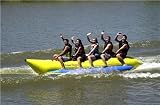 Aqua Sports 420-5 5 Passenger, 17 Feet In-line Seats Island Hopper Recreational Banana Water Sled