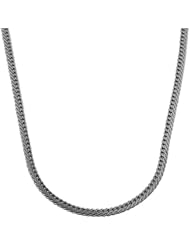 14 Karat White Gold 2.8-mm Hollow Flat N Chain (18 Inch)