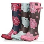 Sherwood Forest Ladies Rosebury Flower Print Wellington