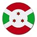 Burundi Flag Round Mouse Pad