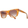 Vestal St. Jane Adult Hand Formed Acetate Lifestyle Sunglasses w/ Free B&F Heart Sticker Bundle - Honey Tortoise/Light Brown/Gold