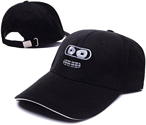 Futurama Bender Face Logo Adjustable Baseball Caps Unisex Snapback Embroidery Hats