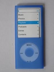 SNY Protective Lanyard Skin for Apple iPod nano 4G, Blue