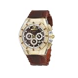 TechnoMarine Unisex 109027 Cruise Star Diamond Chrono Gold-Plated Chocolate Watch
