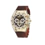 TechnoMarine Unisex 109027 Cruise Star Diamond Chrono Gold-Plated Chocolate Watch