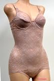 Venus Sheer Lite Brown C THRU BODYSUIT Shaper #3429 34A
