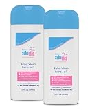 Sebamed Baby Wash - Extra Soft, 6.8-Ounce Bottles