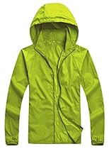 Wantdo Women's Spring Summer Windbreaker Sun Protection Jacket(Green,US XS)
