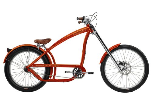 Man Nirve Switchblade Chopper Custom Cruiser bike with disc brakes
