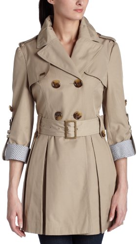 Miss Sixty Women's Missy Trench W/ Roll Sleeve