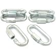 6 Locking Carabiners Camping Diving Fishing 2 15/16"