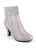 Cuffed Sweater Top Ankle Bootie