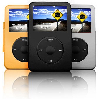 yooZoo Aluminum Hard Case for Apple iPod Video 5G 30GB, 60GB, 80GB and iPod Classic 80GB & 160GB with Screen Protector - 7 Color Options
