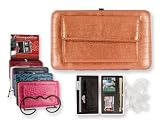 Cosmopolitan Hard Case Wallet w/ Chain & Pocket