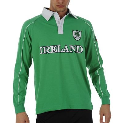 LB Ireland Rugby Shirt Junior Green 2625 13 (XLB) LB Ireland Rugby Shirt Junior Green 2625 13 (XLB)