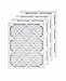 12x24x1 (11.75x23.75) MERV 8 Air Filter/Furnace Filters (4 pack)