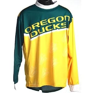 University of Oregon Ducks Long Sleeve Mountain Bike Jersey