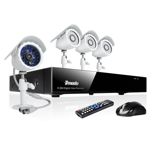 >>>Sale Zmodo 8CH H.264 Video Surveillance Camera System DVR & 4