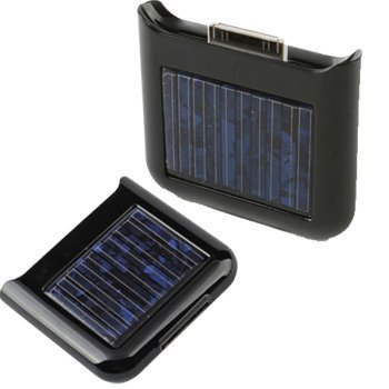 Portable Solar Charger Battery for iPhones and iPods - BLACK + FREE BONUS - Micro SD / TF card reader - YELLOW