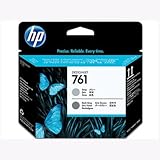 New Hewlett Packard Hp 761 Gray/Dark Gray Designjet Printhea Consistent Res ....