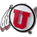 Utah Utes Pewter Logo Trailer Hitch Cover