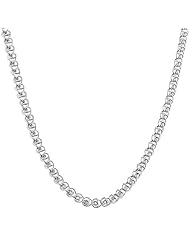 14 Karat White Gold Love Chain (1.6 mm Thick, 18 inch)