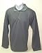 Sports : atmungsaktives Langarm Funktions Polo Shirt GOLF grau in Herren-Gr. M Golfshirt