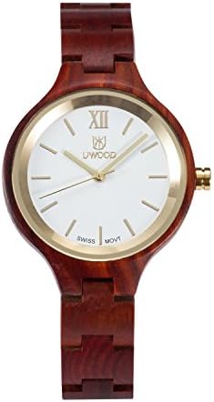 Womens Wristwatch Wooden Watch Zebra Sandal Wood Watch Swiss Movement Quartz Wooden Wristwatch