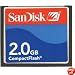 Sandisk 2GB Compactflash Card Type I (SDCFB-2048-A10, Retail Package)